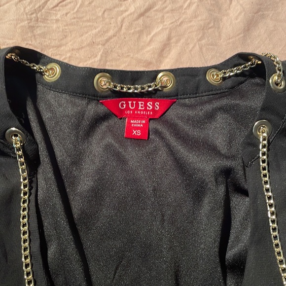 Xs black Guess long sleeve shirt. - Picture 2 of 3